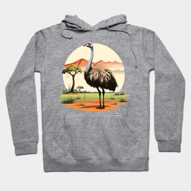 Ostrich Hoodie by zooleisurelife